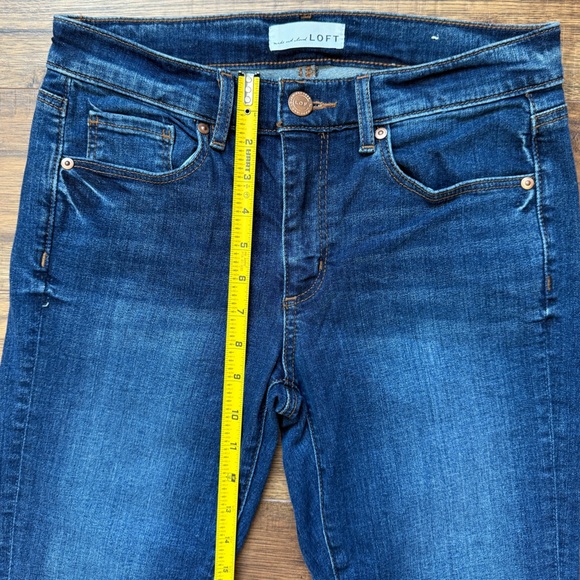 LOFT Ann Taylor Women’s Made And Loved Modern Skinny Jeans  Denim Size 28/6 - Picture 7 of 12